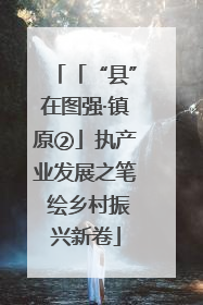 「“县”在图强·镇原②」执产业发展之笔 绘乡村振兴新卷