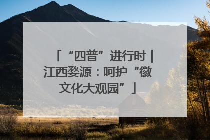“四普”进行时｜江西婺源：呵护“徽文化大观园”