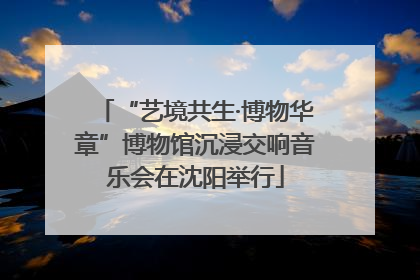 “艺境共生·博物华章”博物馆沉浸交响音乐会在沈阳举行