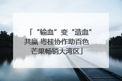 “输血”变“造血”共赢 粤桂协作助百色芒果畅销大湾区