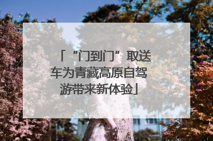 “门到门”取送车为青藏高原自驾游带来新体验