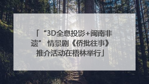 “3D全息投影+闽南非遗” 情景剧《侨批往事》推介活动在梧林举行