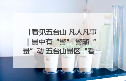 看见五台山 凡人凡事｜景中有“警” 警随“景”动 五台山景区“看得见”的平安守护