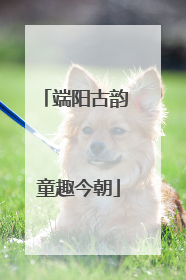 端阳古韵 童趣今朝