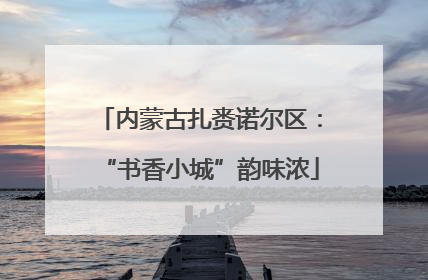 内蒙古扎赉诺尔区：“书香小城”韵味浓