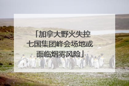 加拿大野火失控 七国集团峰会场地或面临烟雾风险