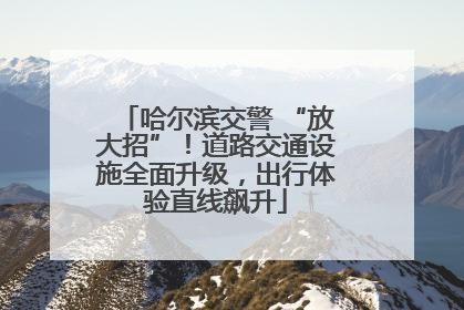 哈尔滨交警 “放大招”！道路交通设施全面升级，出行体验直线飙升