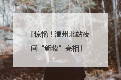 惊艳！温州北站夜间“新妆”亮相