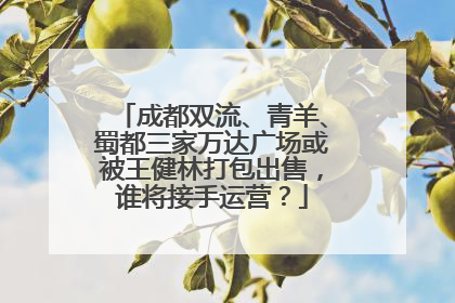 成都双流、青羊、蜀都三家万达广场或被王健林打包出售，谁将接手运营？