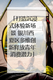 打造沉浸式体验新场景 银川西夏区多维创新释放青年消费潜力