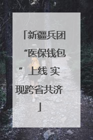 新疆兵团“医保钱包”上线 实现跨省共济