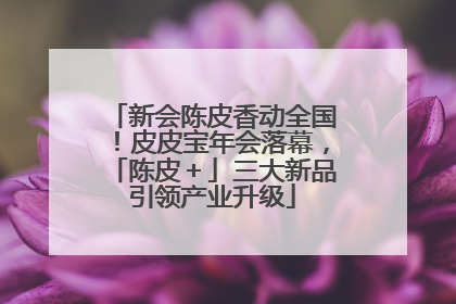 新会陈皮香动全国！皮皮宝年会落幕，「陈皮＋」三大新品引领产业升级