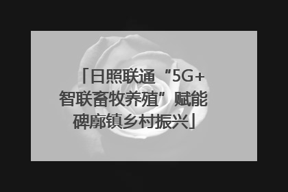 日照联通“5G+智联畜牧养殖”赋能碑廓镇乡村振兴