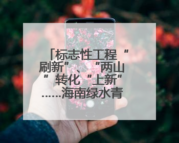标志性工程“刷新”、“两山”转化“上新”……海南绿水青山景色新