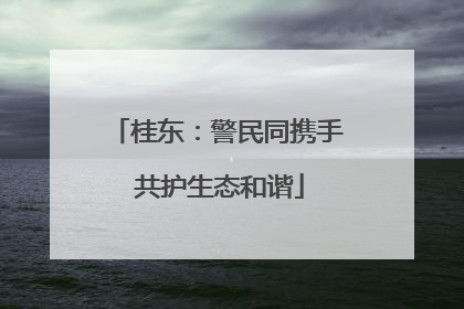 桂东：警民同携手 共护生态和谐