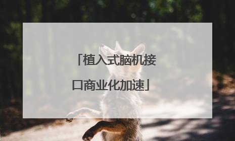 植入式脑机接口商业化加速