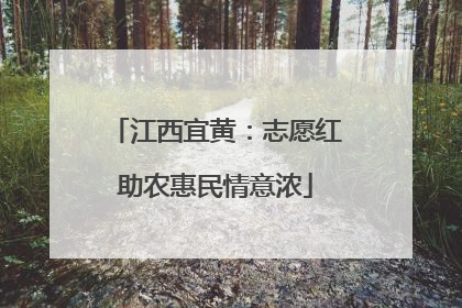 江西宜黄：志愿红助农惠民情意浓