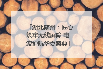 湖北随州：匠心筑牢无线屏障 电波护航华夏盛典
