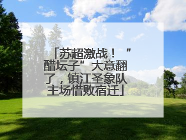 苏超激战！“醋坛子”大意翻了，镇江圣象队主场惜败宿迁