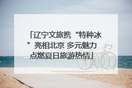 辽宁文旅携“特种冰”亮相北京 多元魅力点燃夏日旅游热情