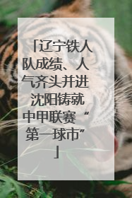 辽宁铁人队成绩、人气齐头并进 沈阳铸就中甲联赛“第一球市”
