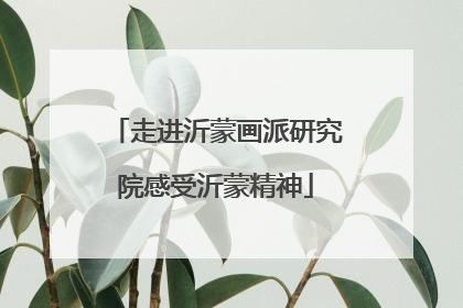 走进沂蒙画派研究院感受沂蒙精神