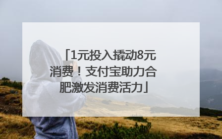 1元投入撬动8元消费！支付宝助力合肥激发消费活力