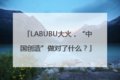 LABUBU大火，“中国创造”做对了什么？